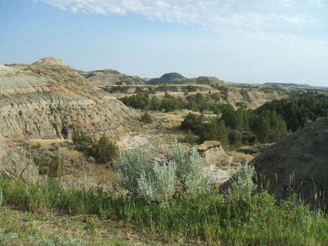 Badlands landscape