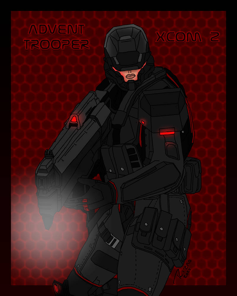 ADVENT Trooper - XCOM 2 Artwork by Rizno on DeviantArt