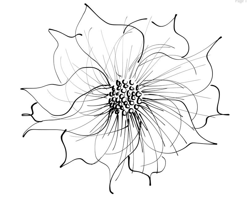 Ink Flower