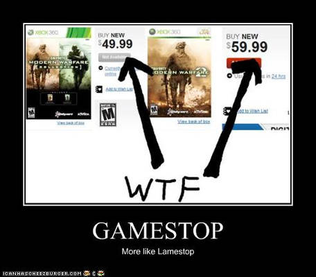 Gamestop fails...