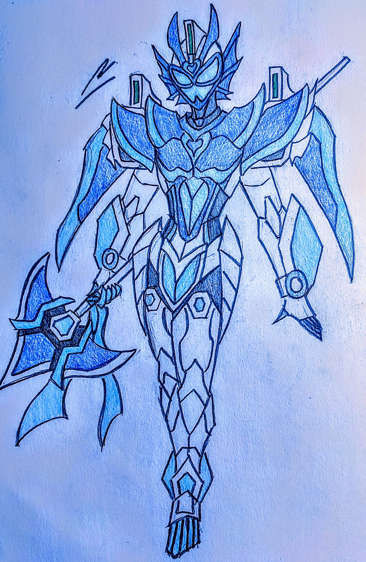 Sentinel Beast Knight Aqua Fenrir by DCD10Unite on DeviantArt