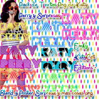 Katy Perry Pack de Texto Png + Sorpresas + Blend