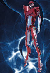 Red Mech, Sketchup+Vray. WIP