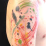 Abstract Ink Splashes by Dave Murphy