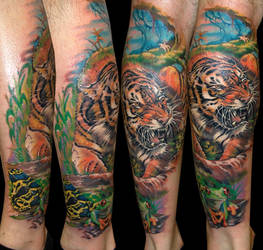 Tiger by Zsolt Sarkosi @ Dublin Ink by DublinInk