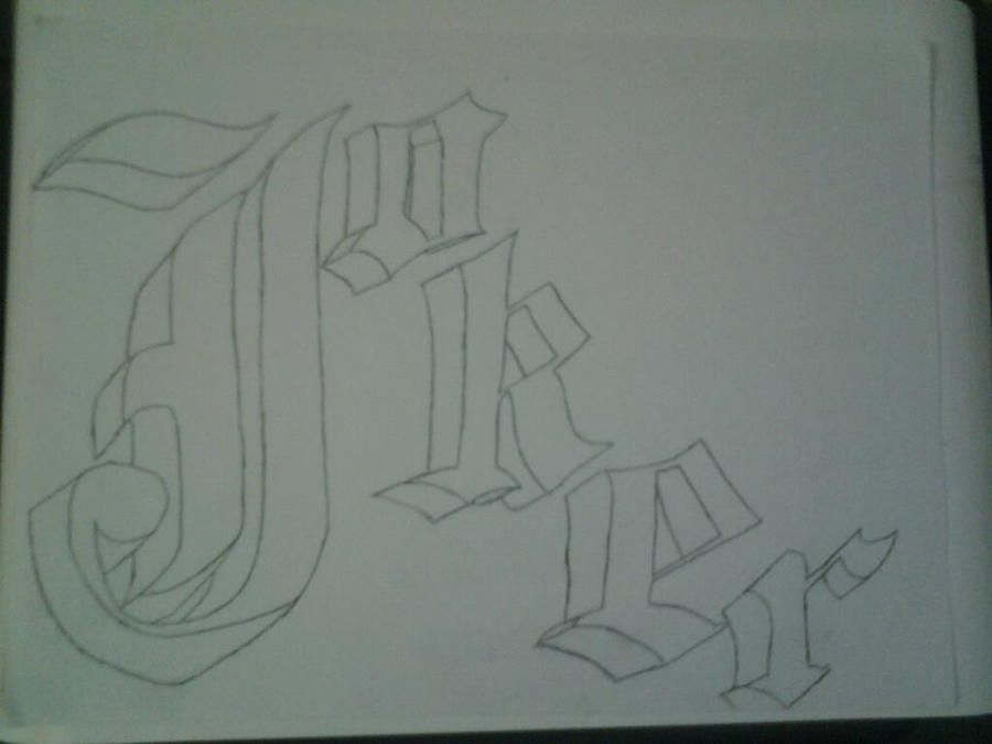 Lettering Joker Old English by SykoJoker on DeviantArt