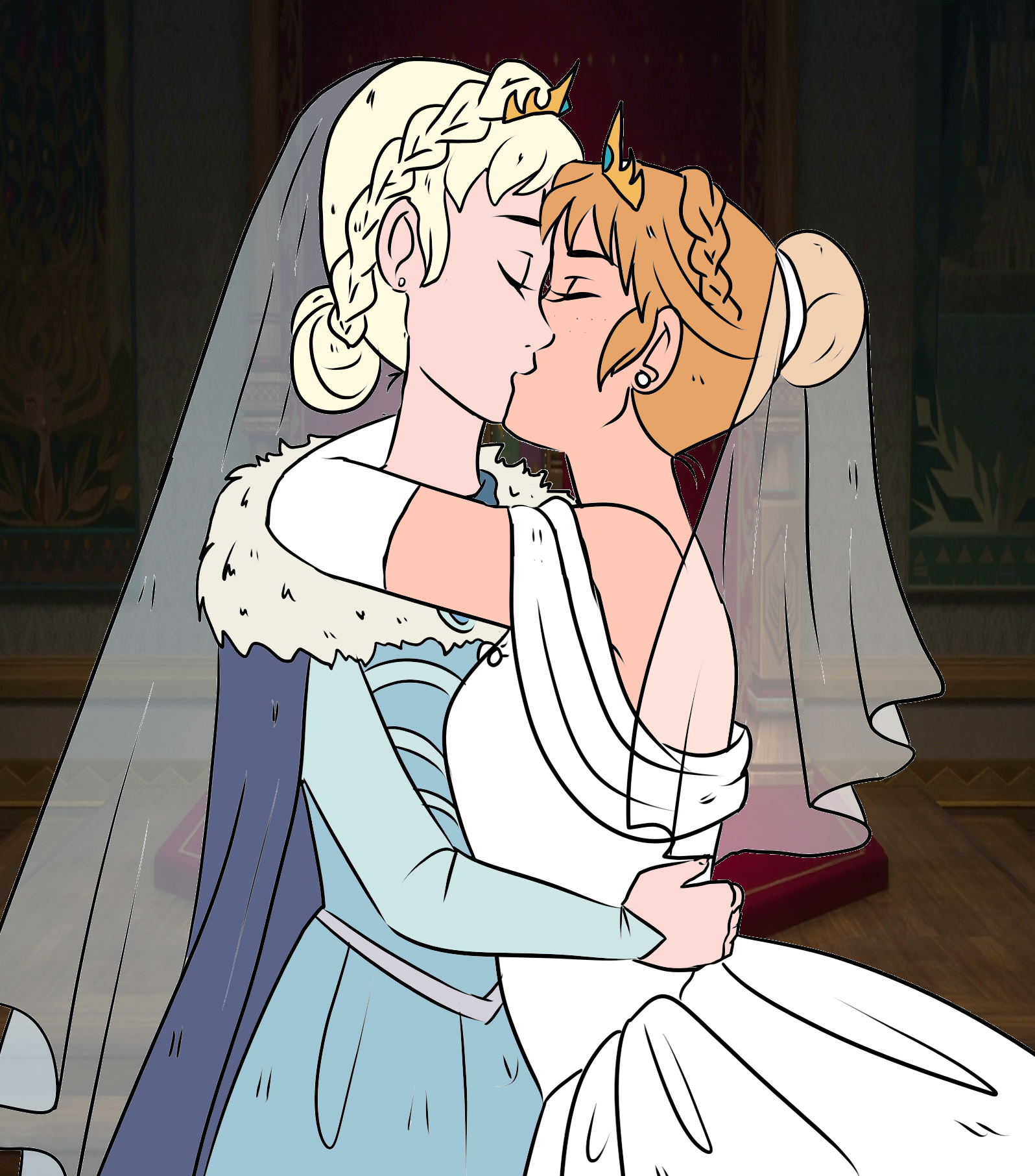 Elsanna wedding (drawing 7)