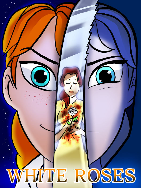 White roses cover (drawing) by Arendellecitizen on DeviantArt