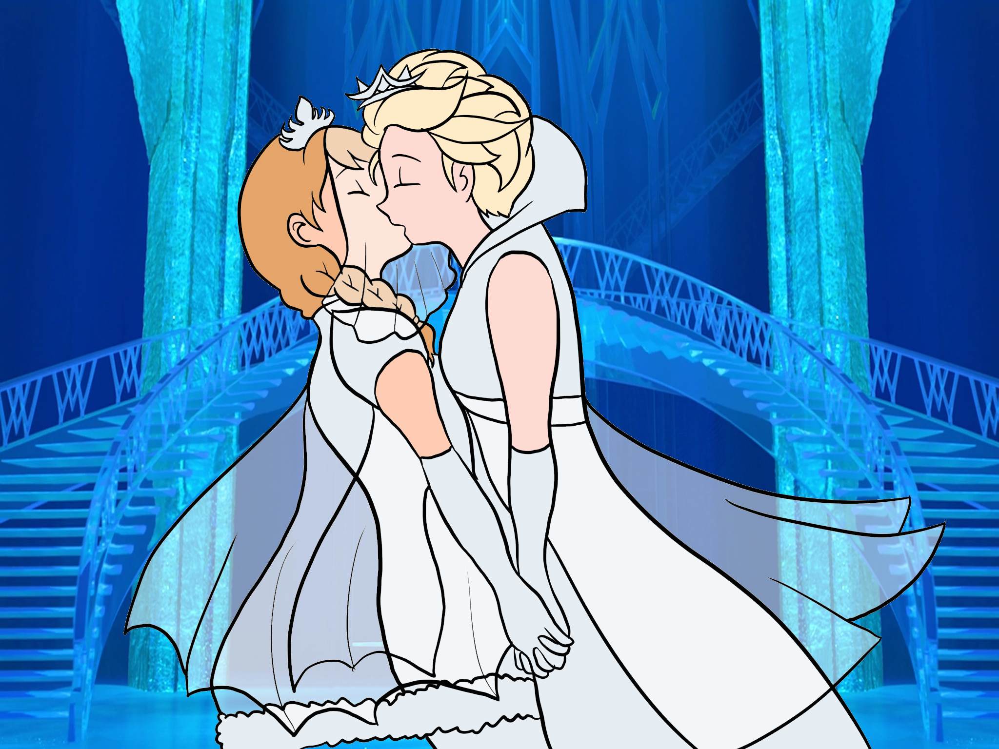 Elsanna wedding drawing 10