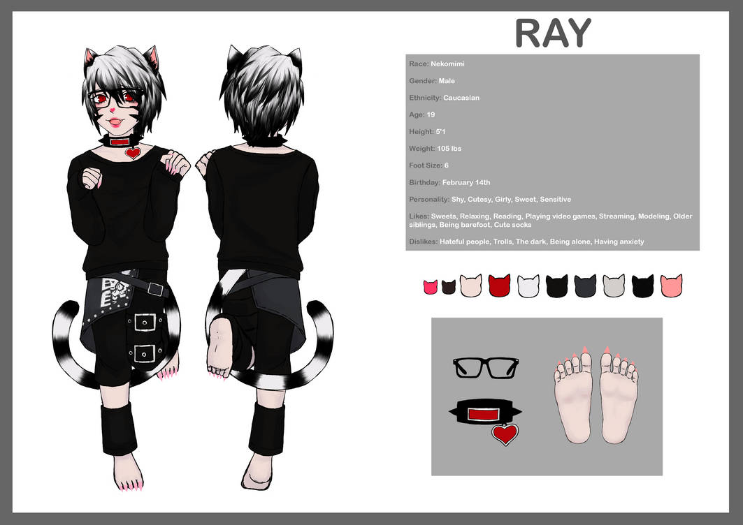 *COMMISSION* Ray Reference Sheet by fluffyfeetart on DeviantArt
