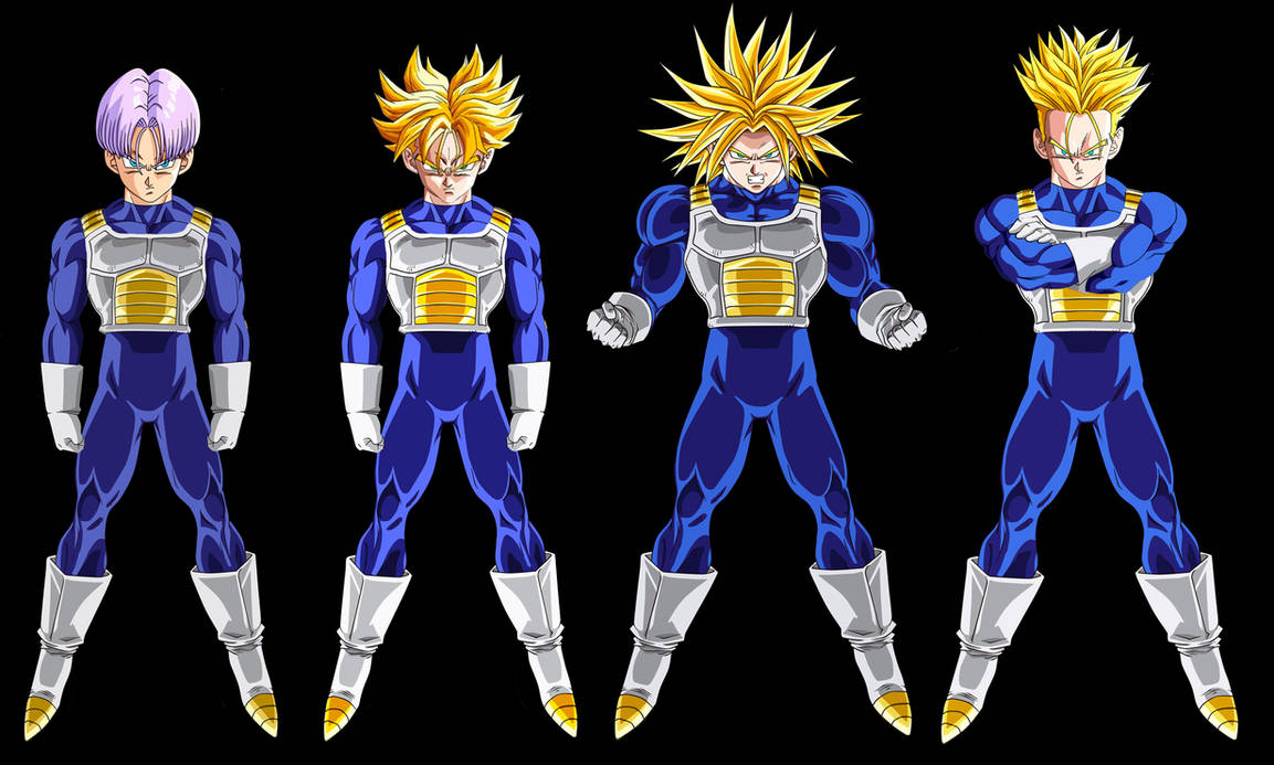 Trunks Super Saiyan Tranformations by Lucho1395 on DeviantArt