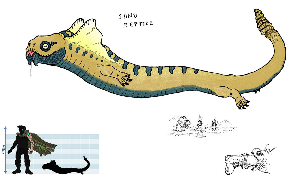 Sand Rattler Sand Repttle by pachirinosauro on DeviantArt