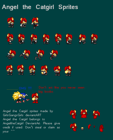 Angel the Catgirl sprites