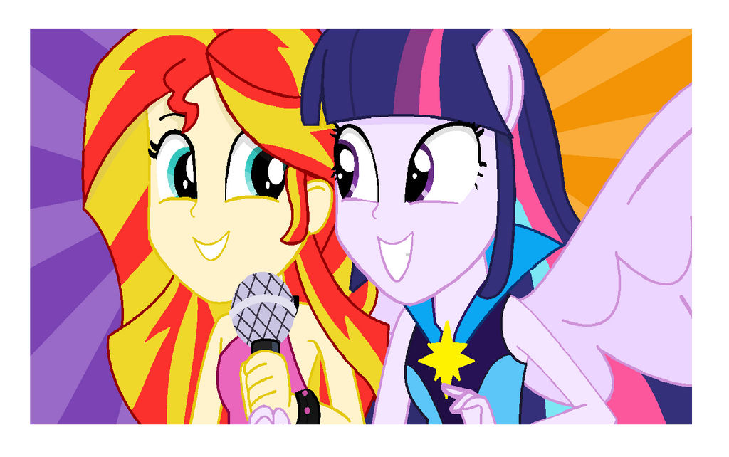 Sunset Shimmer and Twilight Sparkle by lovelygirlmusicer on DeviantArt