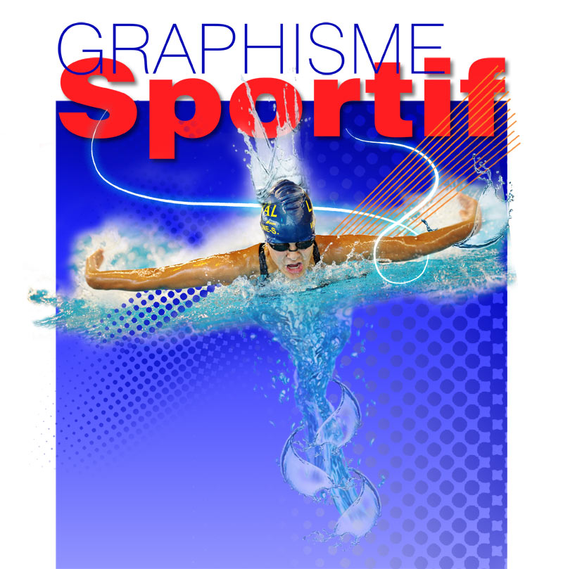 Graphisme Sportif Natation by Dom-Graphcom