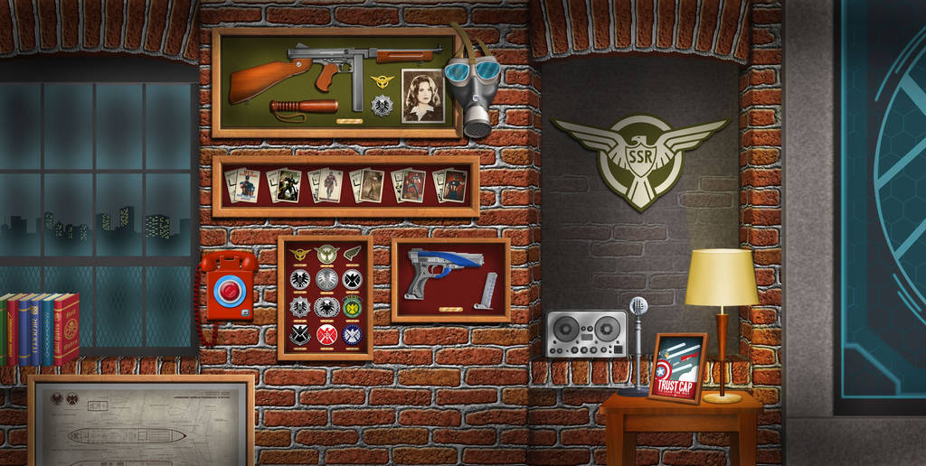 Marvel Agents of SHIELD Coulson's office by Dom-Graphcom