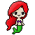 The Little Mermaid Ariel (Emoticon/Free Avatar) by HeyItsBeppa