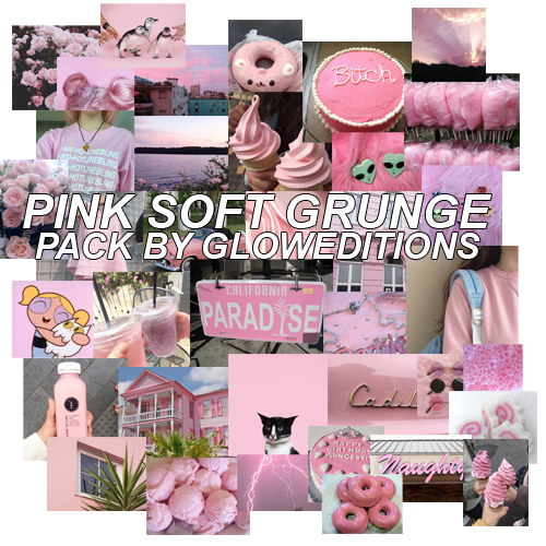 Pack Pink Soft Grunge - gloweditions