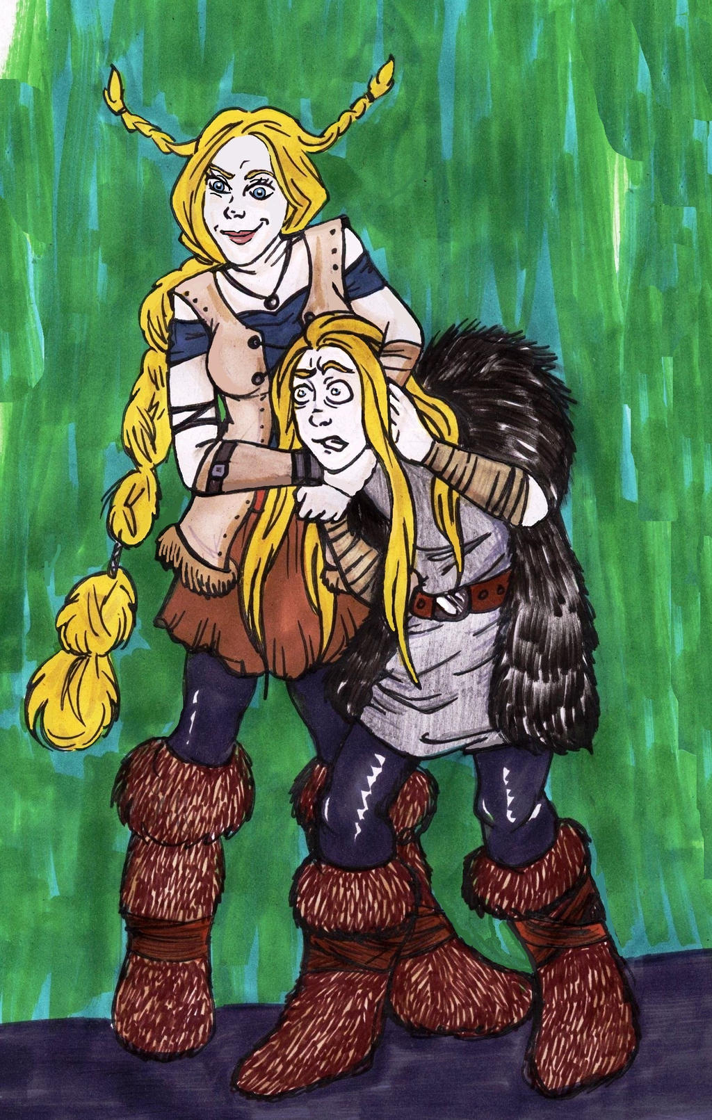 Tuffnut Scared Ruffnut and Tuffnut by CyanideMilkshake on DeviantArt