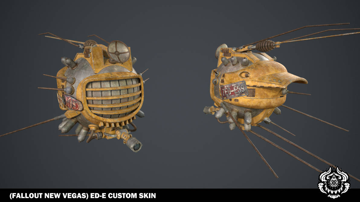 (Fallout New Vegas) ED-E Reimagined by EightBlackey on DeviantArt