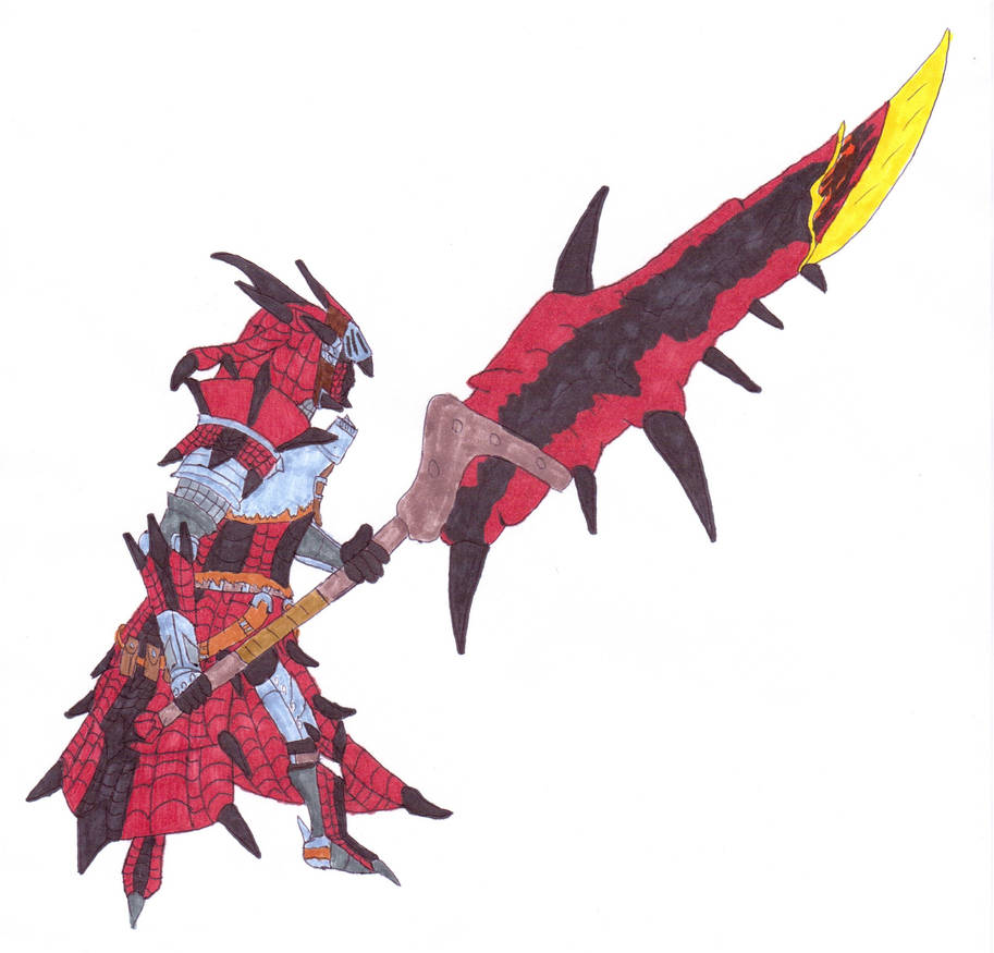 Rathalos Armor and Greatsword the Red Wing by TheOneTrueSirCharles on ...