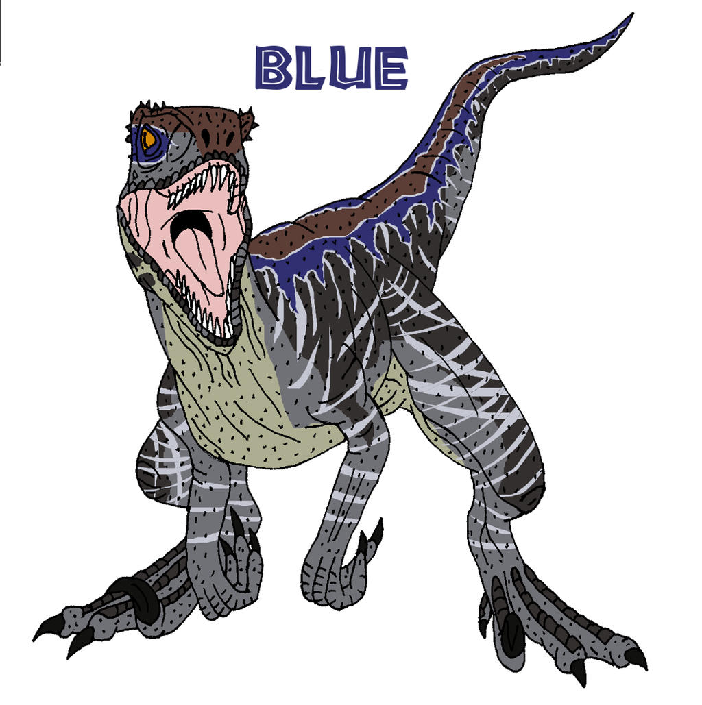 Raptor Blue by TheOneTrueSirCharles on DeviantArt