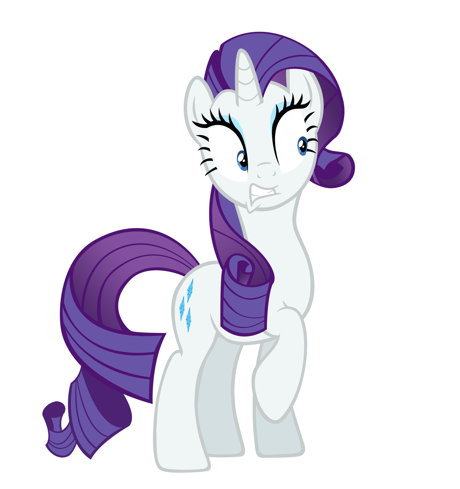 Rarity startled