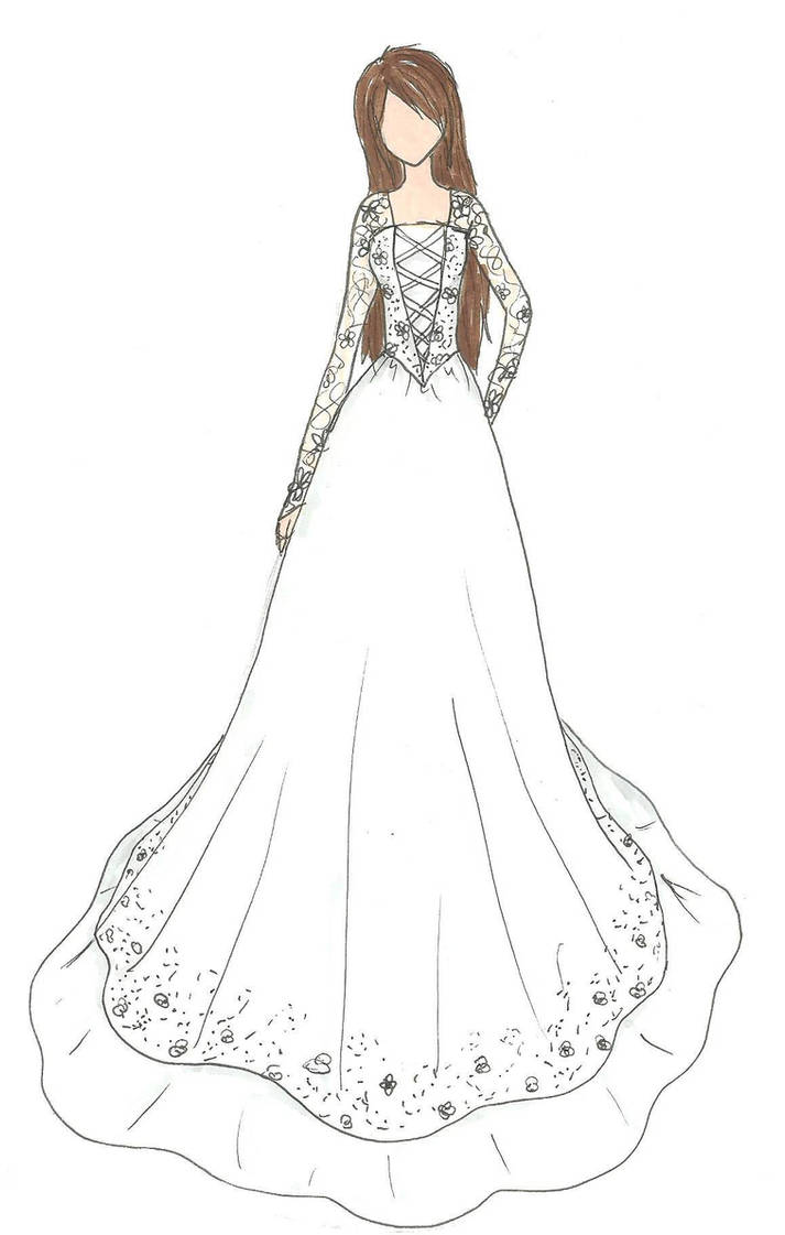 Wedding Dress Design by KikNessa on DeviantArt