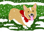 Corgi for the Holidays by DancingCorgi