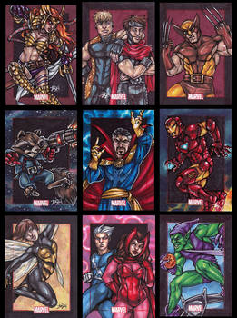 Marvel 75th Anniversary card set preview