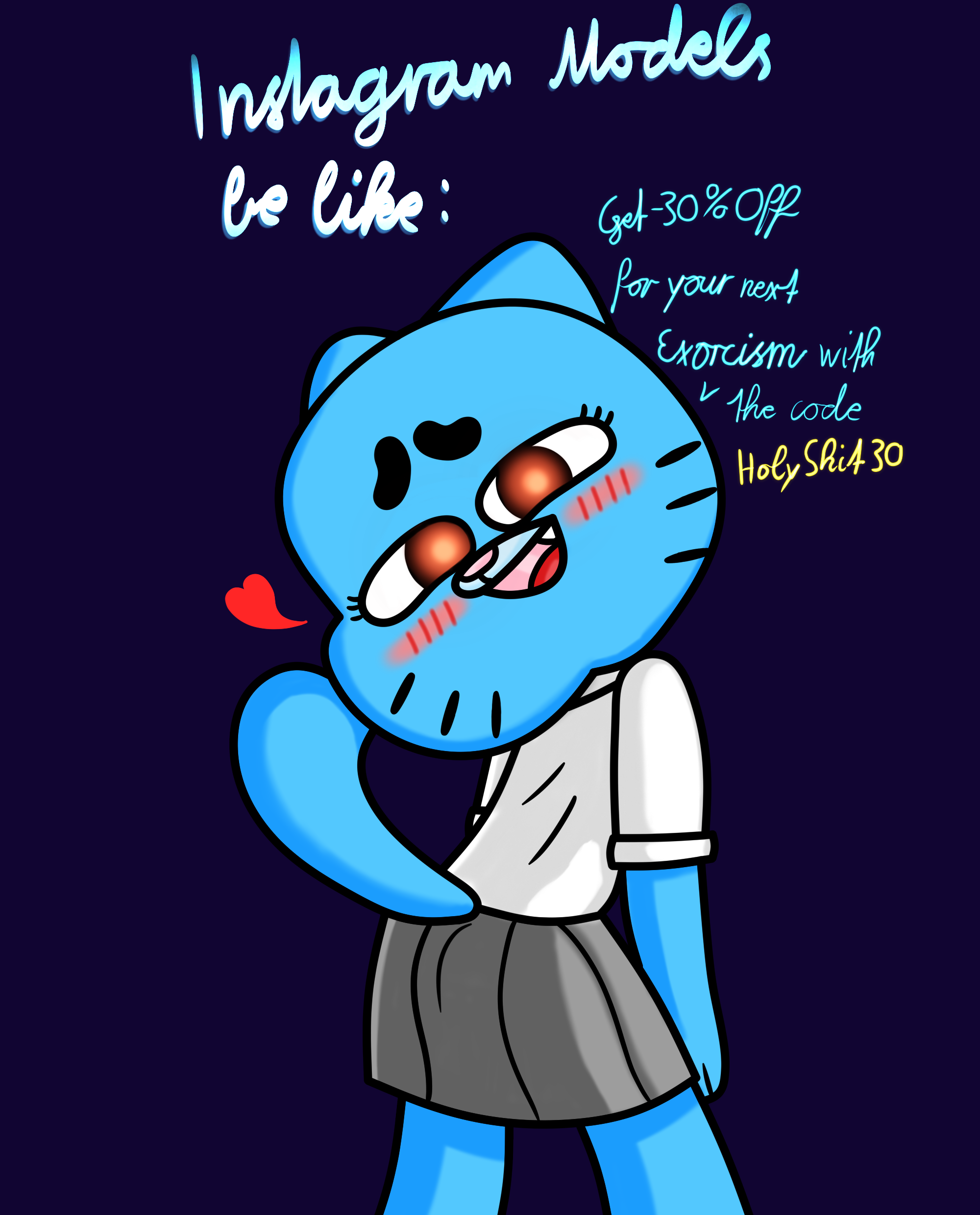 Nicole Watterson try to be a Inflouencer by NoharaMisae on DeviantArt