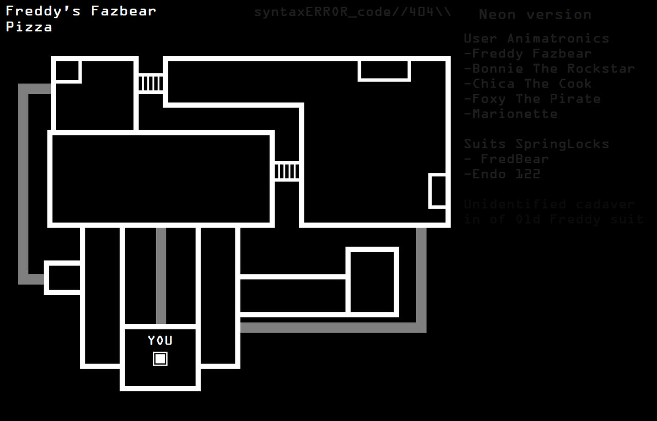 Simple Fnas Rp Map Map Fnaf by LuisLopezSad on DeviantArt