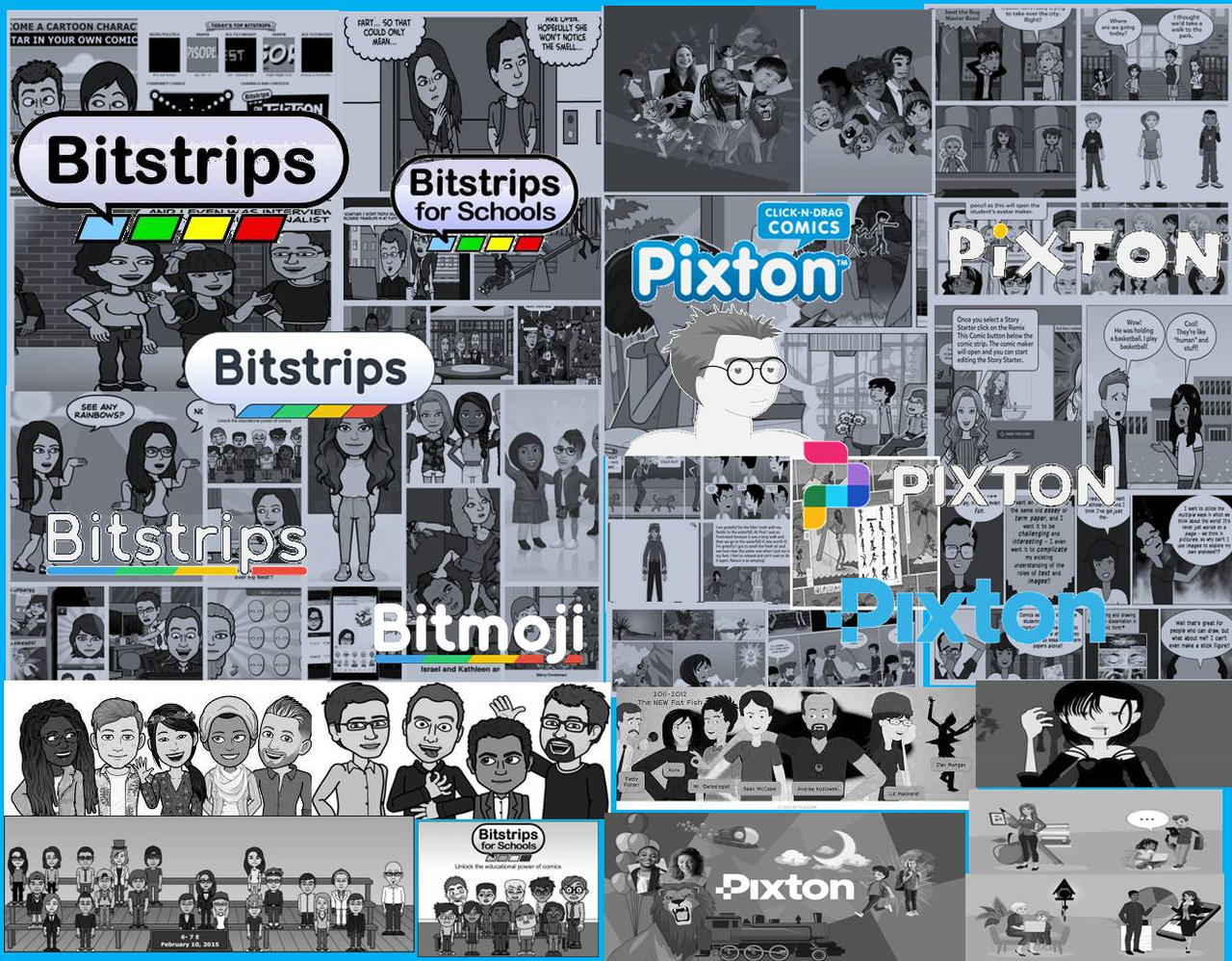 Bitstrips/Pixton Comic Collage by OnScreenThatProds on DeviantArt