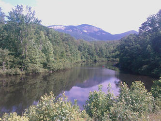 A peaceful canoe ride