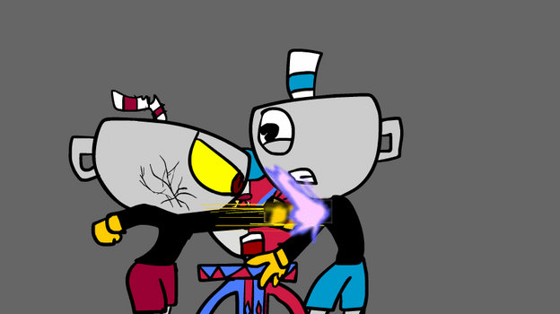 Cuphead vs Mugman (See link below)