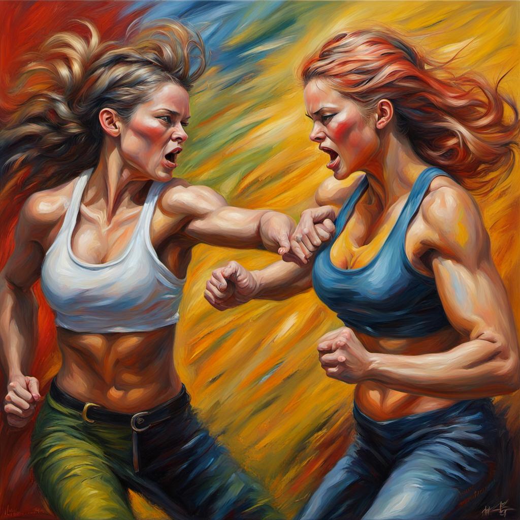 colourful femfight - 26 by Tom61Tom on DeviantArt