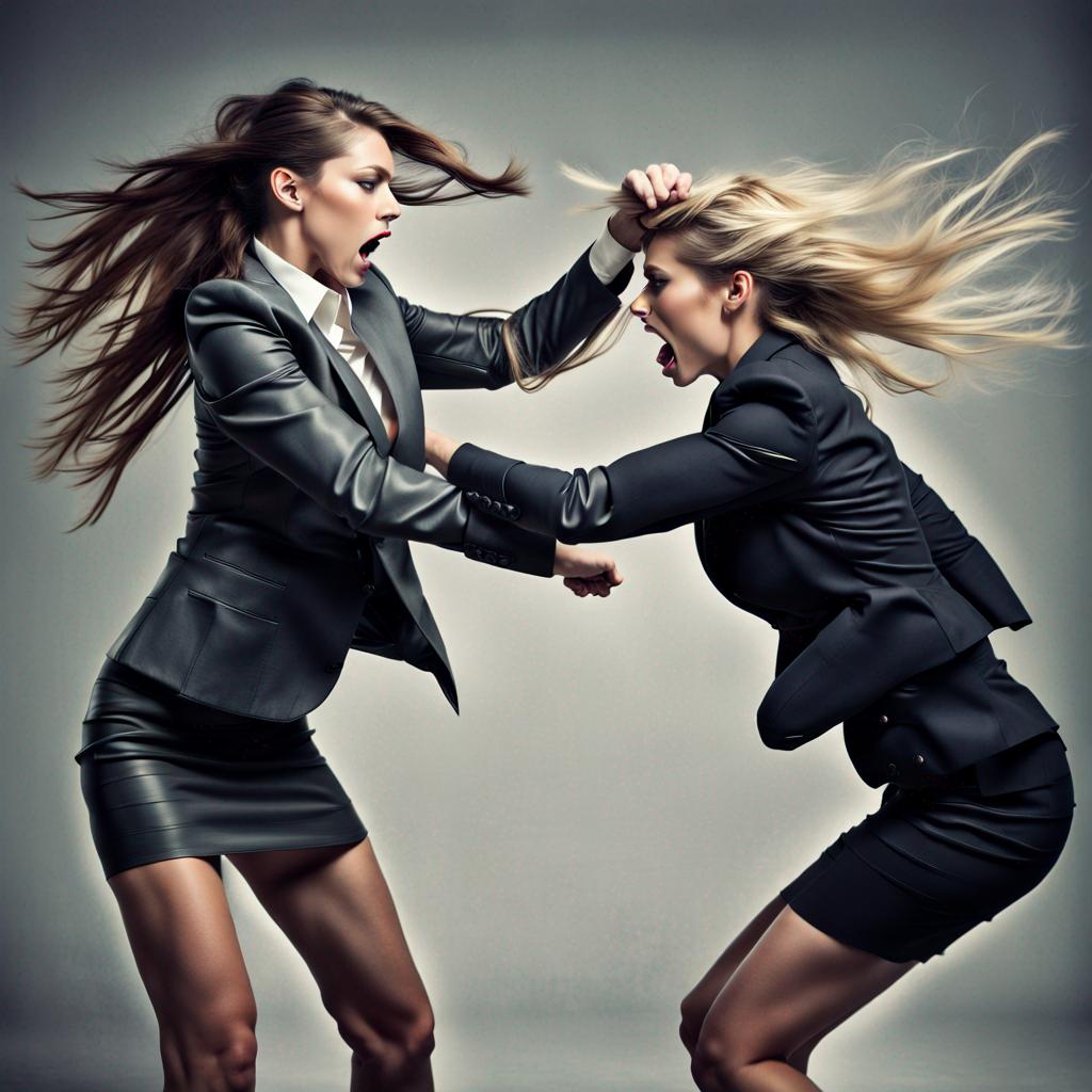 Hair Fight Deviantart my first hair pulling catfight by Tom61Tom on DeviantArt
