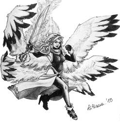 Concept Seraphim Kayle from League of Legends