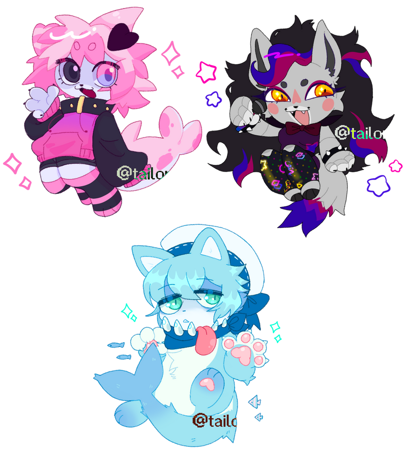 Furry Chibi Commissions by tailom on DeviantArt