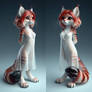 Teenage lynx figurine