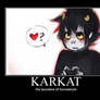 karkat= secretly cute