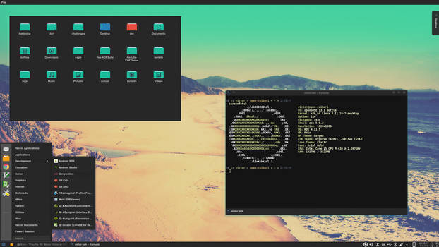 OpenSuse Bliss KDE