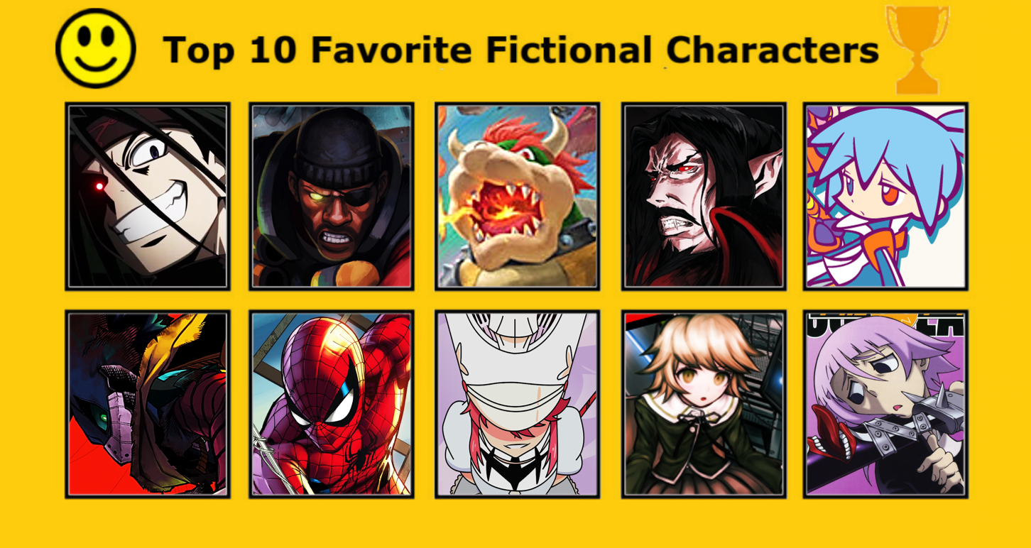 Which Five Fictional Characters Best Describe You? – MRQOI