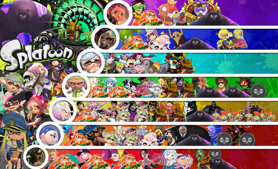 Splatoon Rivals Splatoon Matchup Tier List by DENSTIFY1 on DeviantArt