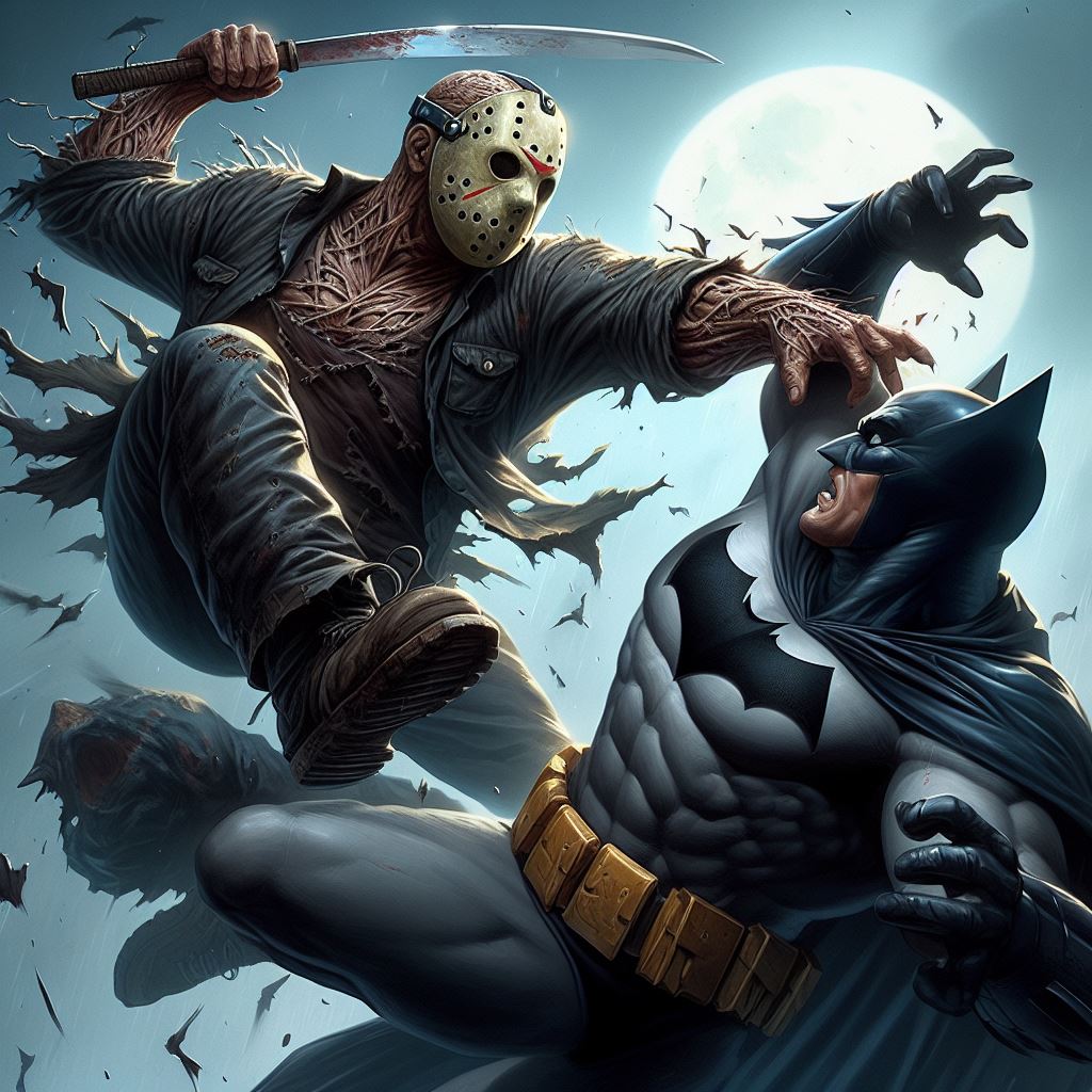Batman vs jason by CrowMaverokAI on DeviantArt