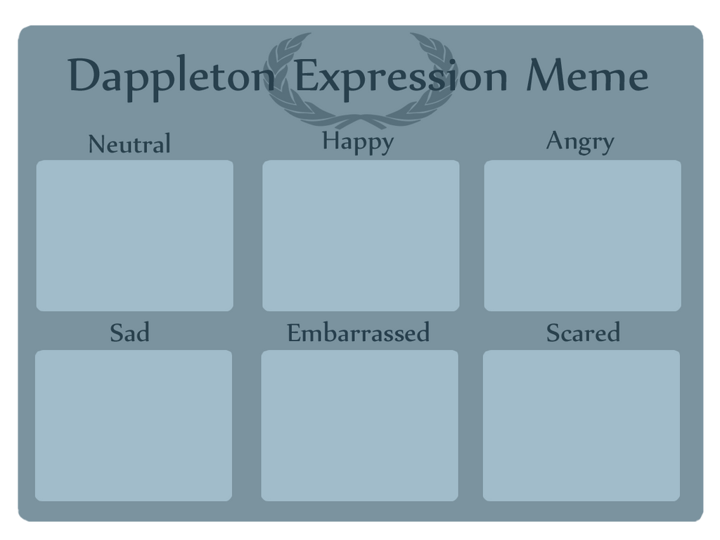 Dappleton Expression Meme by toywitch on DeviantArt