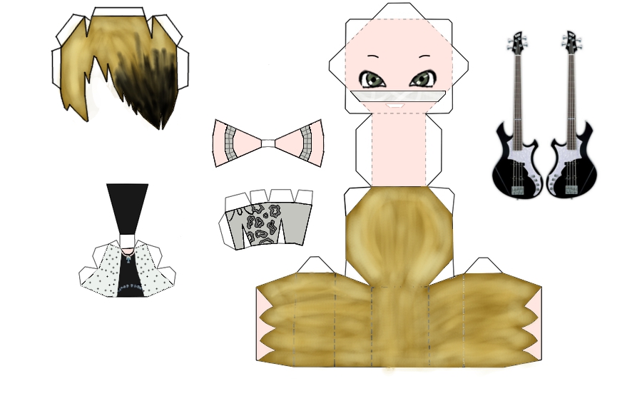 Papercraft reita the gazette