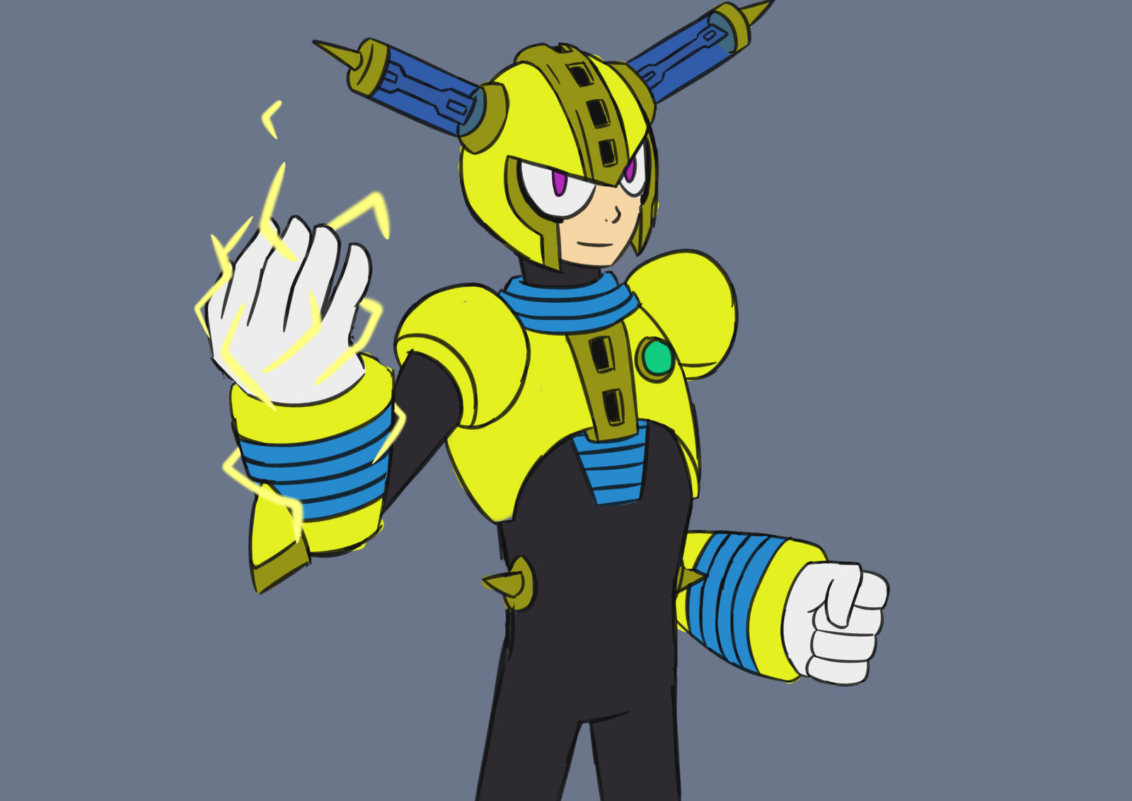 Fuse Man Rabbit Daily Sketches: Day 5 - Fuse Man by Veter0 on DeviantArt