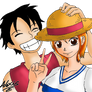 REQUEST : LUFFY x NAMI  (OnePiece)