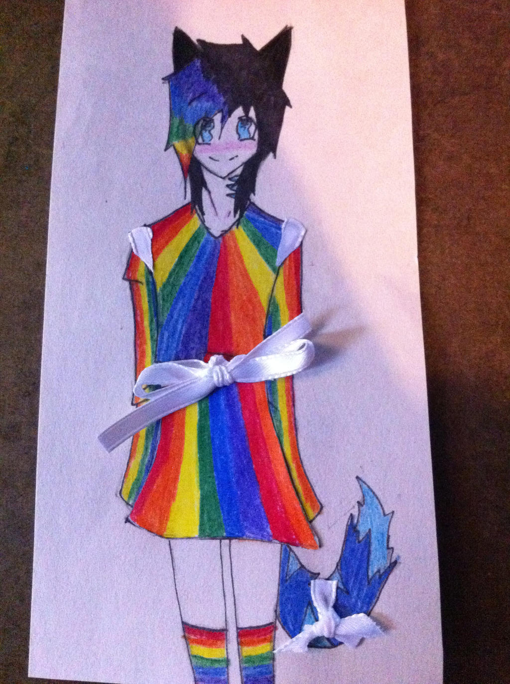 Magical rainbow dress